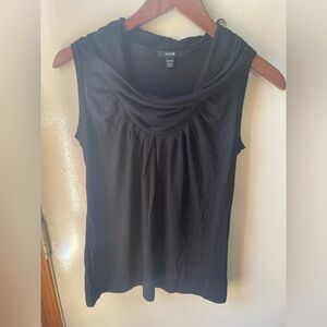 3/$25 Jacob black cotton cowl neckline. sleeveless. Size extra small
